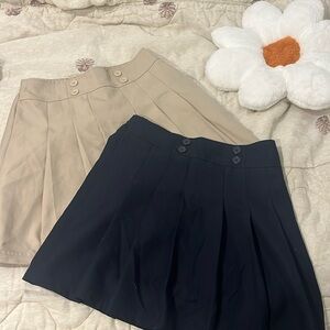 2 Izod Skirts, One blue and One Khaki